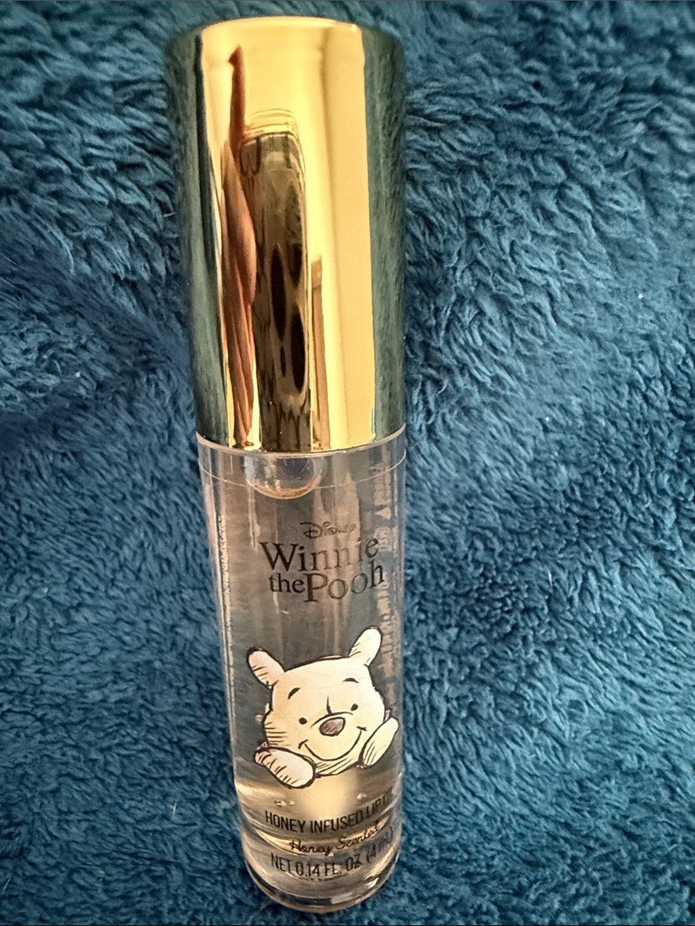 Winnie the Pooh Honey-Infused Clear Lip Gloss - Gold Cap